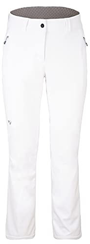Ziener Damen TALPA Ski-Hose / Softshell-Hose | atmungsaktiv, winddicht, White, 40