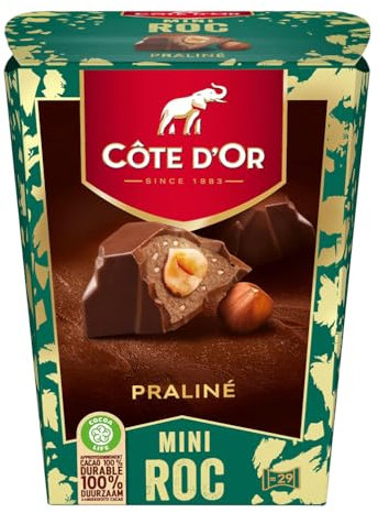 Côte d'Or - Mini Roc Praliné - Chocolats de Noël - Boite de 279g