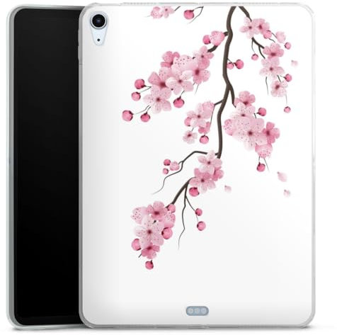 DeinDesign Silikon Hülle kompatibel mit Apple iPad Air 2020 (2020) Case Tablet Hülle Kirschblüten Japan Asien