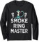 Smoke Rings Maker - Lustige Wasserpfeife Hookah Smoke Lover Langarmshirt