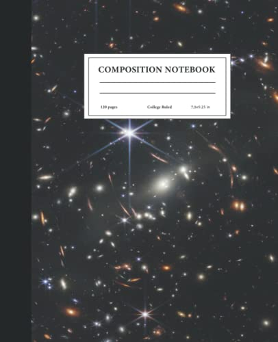 Composition Notebook - NASA’s Picture of The Universe: Wide Ruled Paper Notebook Journal | Blank Wide Lined Workbook for Girls Boys Kids Teens Students