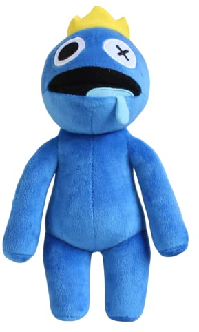 Rainbow Friends Cuddly Toys,Blue Rainbow Friends, Rainbow Friends Plush Toy,Rainbow Friends Plush Stuffed Toy,Halloween Thanksgiving Gifts for Children(Blue)