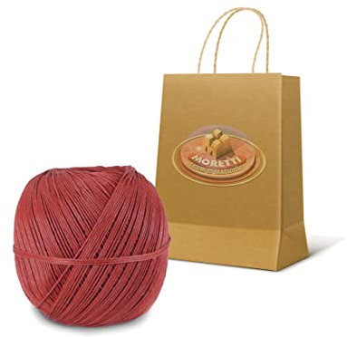 Moretti® Spago per Salumi Alimentare, Spago per Legatura Salumi, Spago per Decorazioni, Due Pezzi, Peso Rotolo Singolo 150 Grammi