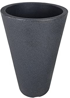 Sesua Pflanzkübel Capri D 35cm H 55cm anthrazit Blumenkübel Blumentopf Pflanztopf