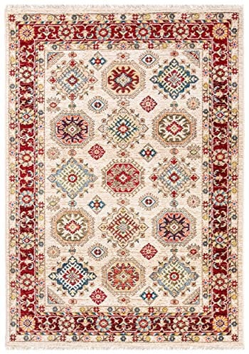 Mazovia Orientalisch Teppich - Traditioneller Teppich für Wohnzimmer, Esszimmer - Orient Teppiche Ornament - ÖKO-TEX Wohnzimmerteppich Rot - 200 x 305 cm