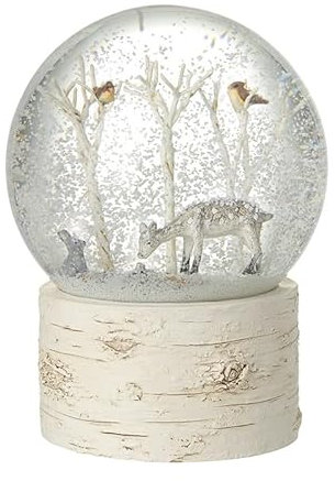 Heaven Sends GAC568 Schneekugel mit Musik, Waldfreunde, 12 x 12 x 15,5 cm