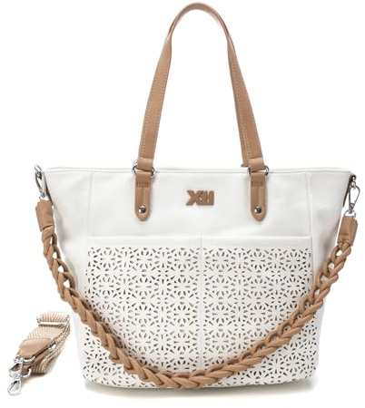 XTI Damen 184254 Schultertasche, weiß