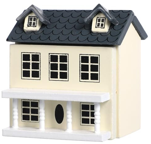 ifundom DIY Miniature House Kit Furniture Dollhouse Kit 3D Wooden Doll House Craft Model Mini DIY Model Wooden Dollhouse Kit Tiny House Mini House Miniature House Kits for Adults