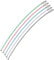 webbomb® 5x Schlüsselringe aus Drahtseil 1,5x 150mm Edelstahl Gepäckanhänger mit PVC Ummantelung & Drehverschluss multifunktionale Drahtringe Schlüsselanhänger Schlüssel Organizer (Bunt)