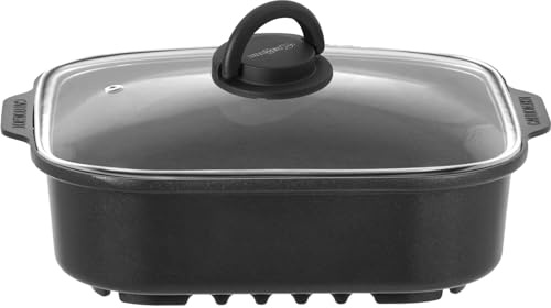 Brunner Bräter Kasserole Devil Square Pan Outdoor Camping Bratpfanne Deckel Alu