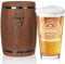 LIGHTEN LIFE Grandad Gifts,Beer Glass in Barrel Box,Premium Grandad Birthday Gifts from Grandchildren,450ml