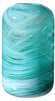 YUEKOPOU Glasvase, Einfache große Vase, Wohnzimmerdekoration, nordische Farbe, Blumengefäß, Hydrokulturvase
