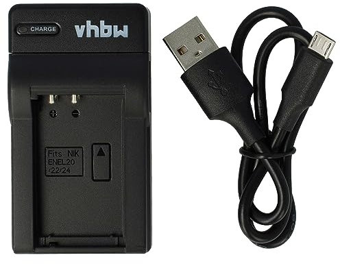 vhbw Chargeur USB Compatible avec Nikon Coolpix P1100 caméra caméscope Action-cam + témoin de Charge 8,4 V