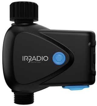IRRADIO IR-SPRINKLER centralina irrigazione smart WiFi con misuratore consumi | Irrigazione Smart da esterno | Controllabile in APP | Integrabile con altri prodotti di irrigazione smart