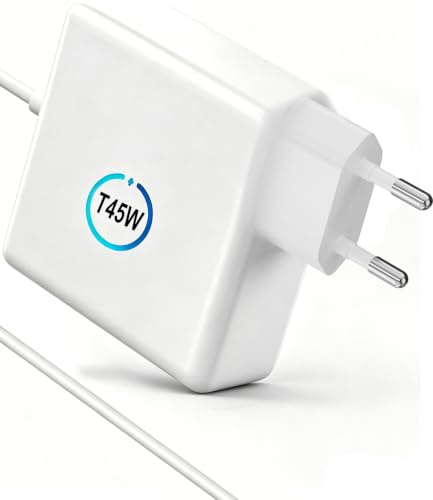 Niniber 45W T-Tip Cargador para Macbook Air,Adaptadores de Alimentación Compatible con Mac Book Air 11 y 13 Pulgada (Mediados de 2012~2017),para Modelos A1435 A1436 A1465 A1466 A1244