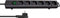 Brennenstuhl Comfort Line regleta de enchufes con 6 Tomas de Corriente para Montaje (Cable de 2 m, Interruptor Iluminado, montable, Enchufe Plano) Negro