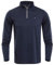 Calvin Klein Mens Harlem 1/4 Zip Pullover - Navy Marl - XXL