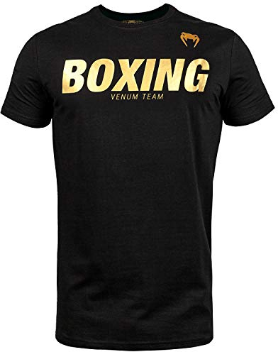Venum, Boxing VT T-Shirt, Herren, M, Schwarz/Gold