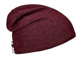 ORTOVOX Wonderwool Beanie Baskenmütze, rot (Dark Blood Blend), Einheitsgröße