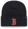 47 Boston Red Sox MLB Haymaker Unisex Beanie, verstellbar, rotes Logo, schwarz, navy, Einheitsgröße