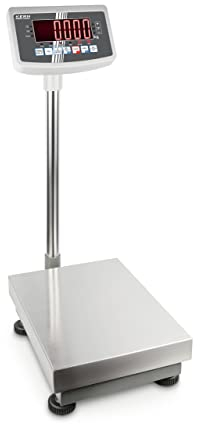 Kern EFC 100K-3 Plattformwaage Wägebereich (max.) 150kg Ablesbarkeit 10g Silber, Weiß, Schwarz