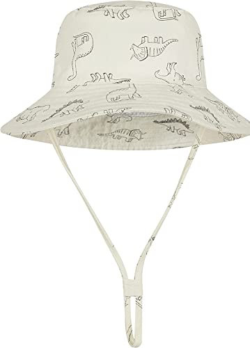 DRESHOW Unisex Baby Kleinkinder Sonnenhut Kappe Mütze Fischerhut Strandhut Kinder Baby Stern Sommerhut UV Schutz UPF 50+, Age 4-7 Jahre, Size 54cm