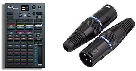 SoundSwitch Control One – Professioneller DMX DJ-Beleuchtungs-Controller mit 3 Monaten SoundSwitch Softwarezugang, DMX und Phillips Hue Support & Adam Hall K3DMXT3 Terminator 3 pol 120 Ohm, 2 Stück