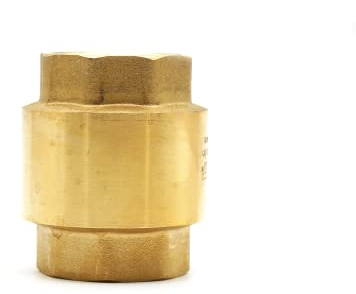 DOJA Barcelona | Valvula Antiretorno Agua | Valvula Retencion PN16 Rosca Interior 3/4 | en Laton | Obturador Plastico | Válvula Antirretorno, Sistema Antirretorno, Regulador de Retorno Agua