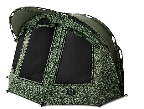 Delphin C3 LUX ClimaControl C2G, Anglerzelt, Campingzelt, 2-Personen Zelt, 300x320x175 cm