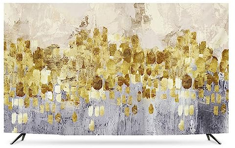 Staubdichte TV-Abdeckung, 32-86inch TV/PC Abdeckung Bildschirmschutz, Tv-Abdeckung Für Den Innenbereich für Flachbildfernseher, Smart-TVs D,65in