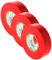 Zenitech Rouleau adhésif 19mm x 20m Rouge (Lot de 3)