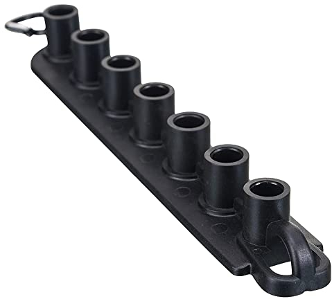 Dropfree Pressure Washer Nozzle Holder Holds 7 Nozzle Tips with 1/4 Inch Quick Connect (Without Nozzles)