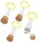 OUSMIN String Lights, USB Rechargeable Wine Bottle Lights with Cork, 2024 Version USB Fairy Light for Party Christmas