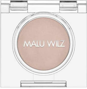 Malu Wilz Velvet Eyeshadow Nr. 14 Matt Chai Latte - Federleichter Lidschatten wasserfest mit samtiger Textur, Multidimensionales Finish für das perfekte Augen Make-up