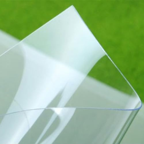 FENGSHOUU 1MM Planchas de Policarbonato,Protección UV Paneles de Techo Transparente,Placa Duradera PC,Planchas Revestimiento de Repuesto para Invernadero,con Tornillos (1m x 2m)