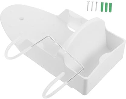Cabilock Wide Ironing Boards Hanger over Door Wall Mount Ironing Board Holder Electric Iron Stand Cord Storage