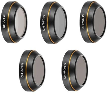 Filter für DJI Mavic Pro – UV Scrim, ND-Polarisator, CPL-Polarisator, Nanobeschichtetes optisches Glas, wasserdicht, beschlagfrei, kratzfest, leichter Luftfahrt-Aluminiumrahmen (UV CPL ND4 ND8 ND16)