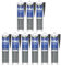 Bond It HA6 High Modulus Marine Silicone Sealant – 9x Black, 310ml | Aquarium-Safe – UV & Saltwater Resistant – Waterproof – Flexible | Ideal Sealant for Glass – Gaskets – & High Movement Joints
