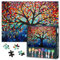Tree of Life Jigsaw Puzzle for Adults 1000 Pieces Colorful Tree Puzzles Challenging Game 1000 Piece Jigsaw Puzzles Finished Size 50x70cm