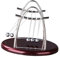 SKISUNO Newton's Cradle Toy Educational Desktop Decoration Balls Newton's Spherical Kinetic Desktop Toys