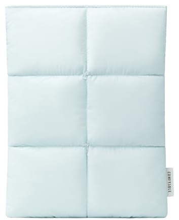 Comfyable Puffy Funda Tablet 7-8 Pulgadas Compatible con iPad Mini 7 2024 A17 Pro, Mini 6 2021 A15, Bolsa Tablet Acolchada Tipo Puffer para Mujer y Hombre, Azul Hielo