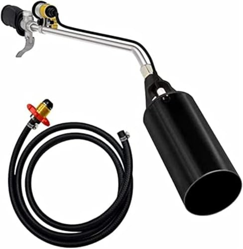 Propan-fackel-unkrautbrenner-kit, Turbo-Trigger-Druckknopf-zünder, Unkraut-fackelstab Mit 4-fuß-Schlauch, Für Eisschneeschmelzer, Dacheindeckung, Straßen, Unkrautvernichter Im Freien