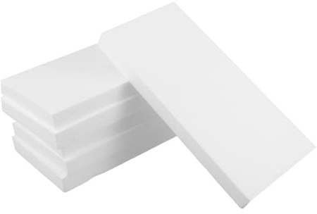 Angoily 10pcs Polystyrene Foam Blocks Sturdy Craft Foam for DIY Sculpting Modeling Floral Arrangements and Holiday Decorations Compatible with Paint Glue and Ribbons for Arts and School