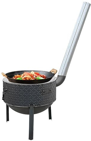 Estufa De Leña Portátil Para Interiores Y Exteriores, Estufas De Camping Al Aire Libre Con Tubos De Chimenea Para Tiendas De Campaña, Villas