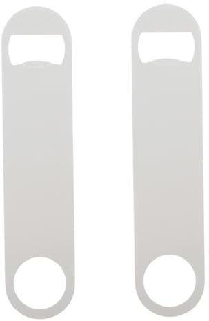 IMIKEYA 2 piezas Abrebotellas Único Multifunción de Inoxidable Destapador Plano para Botellas y Cerveza de Unidades para Cocina y Bar