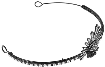 Mikinona Hexenhaarreifen im Gothic-stil mit Totenkopf-details für Damen Strasssteinen Verziert Leicht und Robust als Dekoratives Haaraccessoire für Halloween-partys und Motto-events