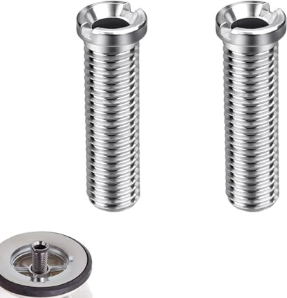 Vite Forata Acciaio Inossidabile,2 Pezzi M12×50mm Accessori per Lavello Cucina,Vite per Cestello Lavello Cucina,Vite Cava Tappo Lavandino Cucina per Lavello da Cucina,Tappo Lavandino Cucina