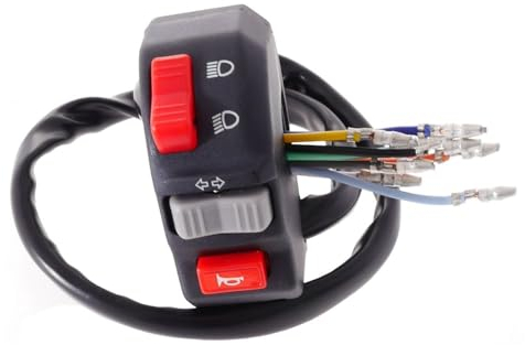 Schaltereinheit universal Blinker, Hupe, Licht Mofa, Moped