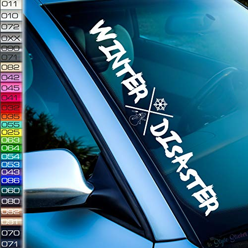 Winter Aufkleber Frontscheibe Winter-Disaster Sticker-Auto Tuningaufkleber