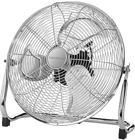 ProfiCare PC VL 3065 WM - 330650 - Ventilateur de Sol rétro - 100 W - 40 cm - Voyants LED - 4 niveaux (0-1-2-3) - Silencieux - Chrome